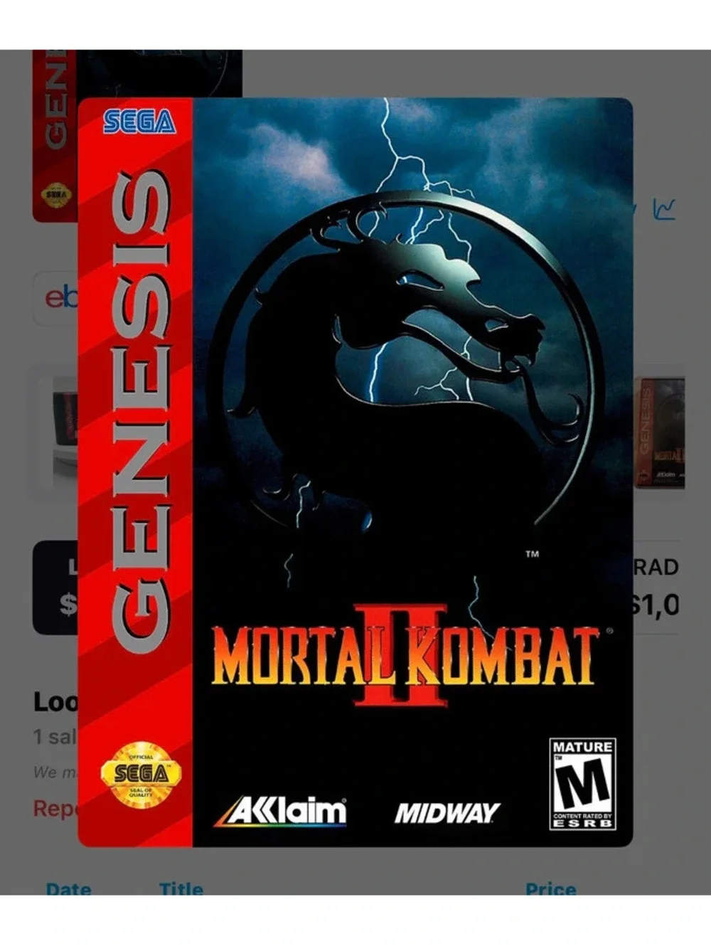 Mortal Kombat 2 for Sega Genesis